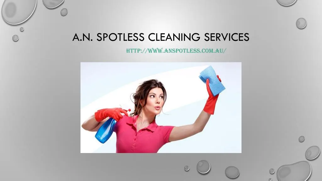 a n spotless cleaning services