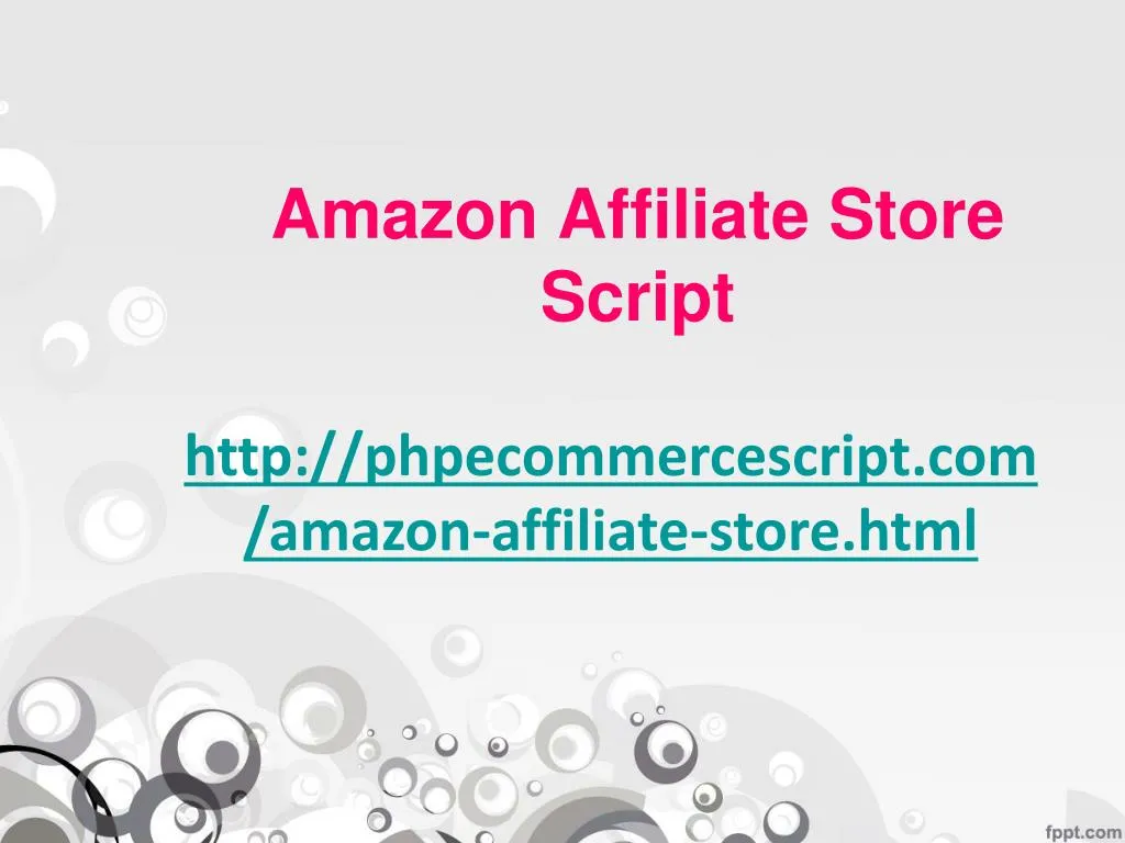 amazon affiliate store script