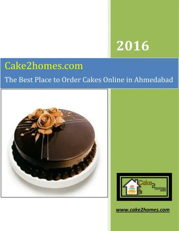Cake2Homes - The Best Place to Order Cakes Online in Ahmedabad