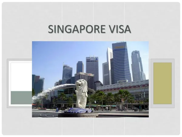 Singapore e-Visa for Indian Passport Holders