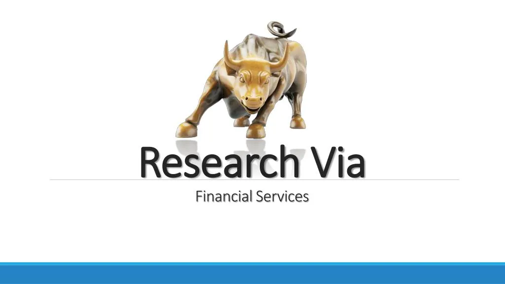 research via financial services