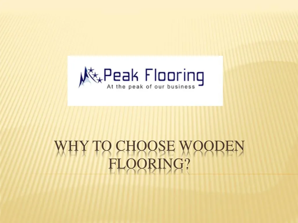 why to choose wooden flooring