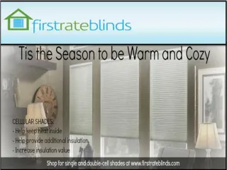 Buy custom Blinds and Shades Online | Firstrateblinds - slide 1