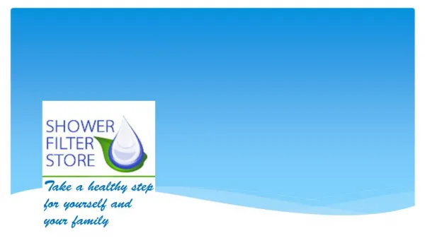 Shower Filter Store - Water Filtration Online Outlet Shop of Newmarket Naturals