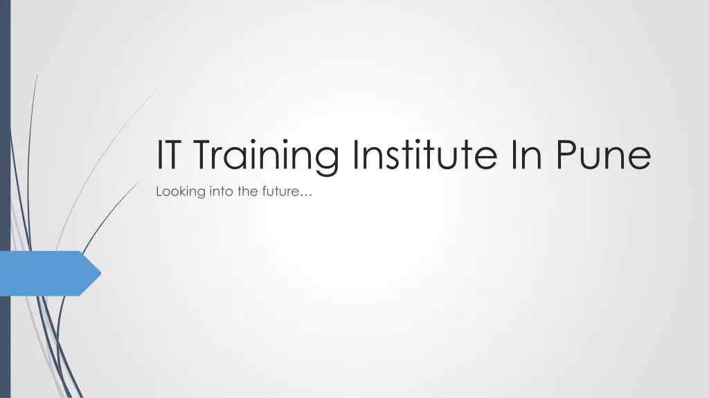 it training institute in pune