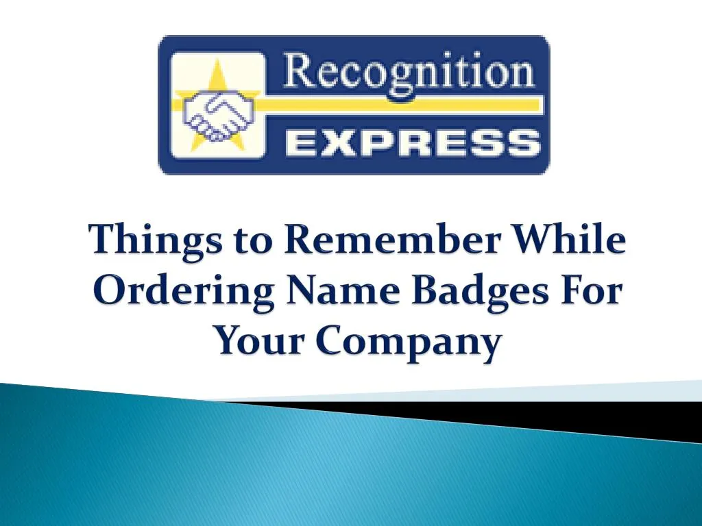 things to remember while ordering name badges for your company