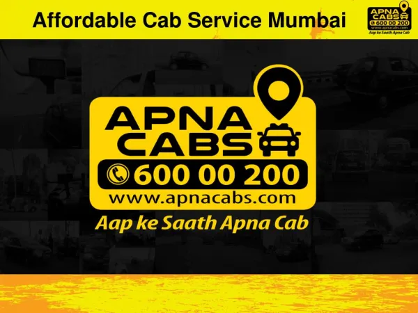 Affordable Cab Service Mumbai