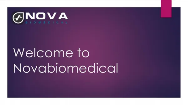 Welcome to Novabiomedical