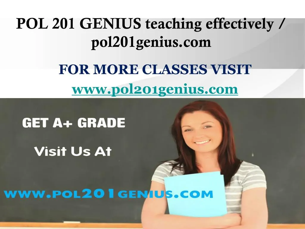 pol 201 genius teaching effectively pol201genius com