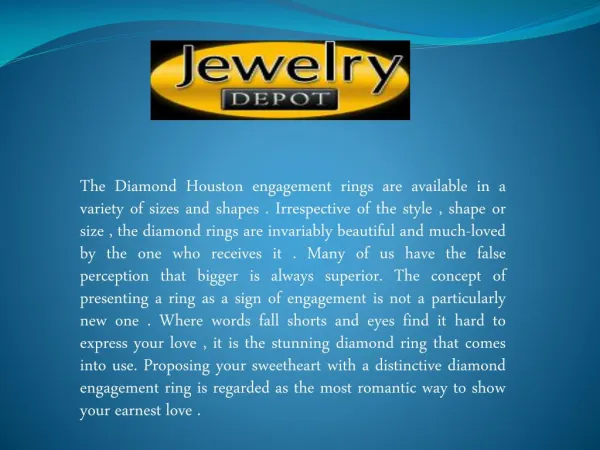 Platinum Engagement Rings in houston - Symbol OF Love and Purity