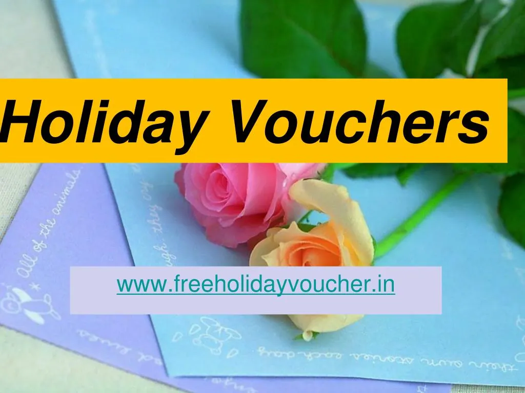 holiday vouchers
