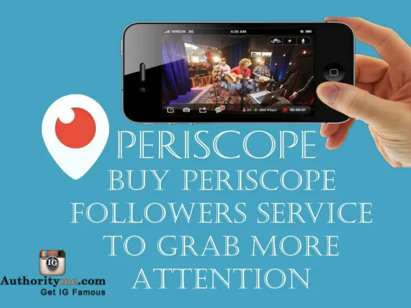 Save Your Time By Buy Periscope Followers