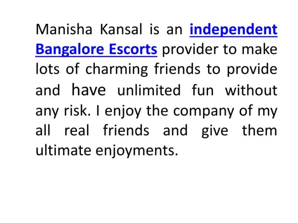 Get Unlimited Fun with Manuisha kansal