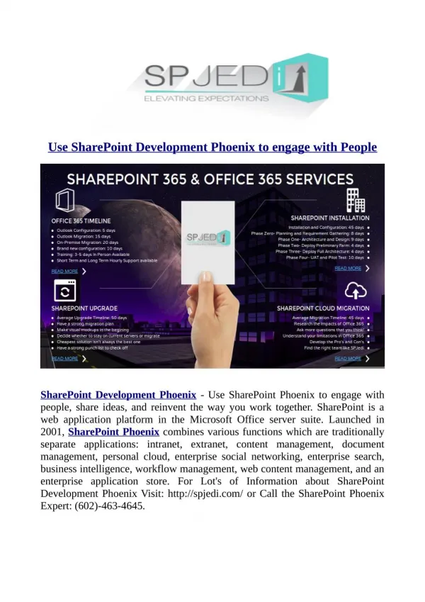 Use SharePoint Development Phoenix to engage with People