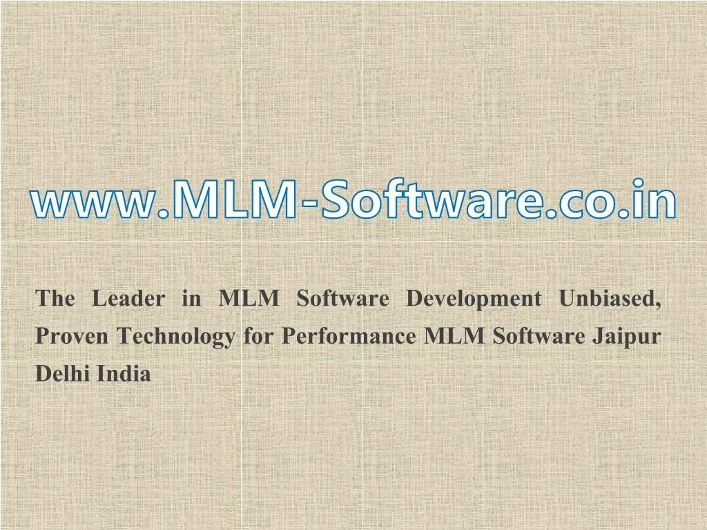 www mlm software co in