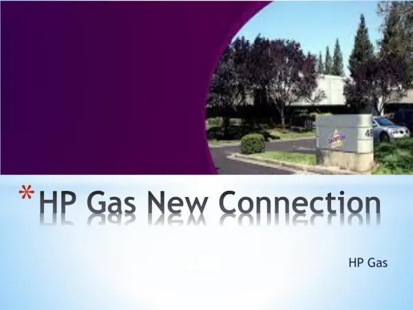 HP Gas New Connection