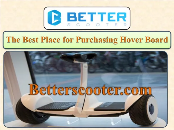 The Best Place for Purchasing Hover Board