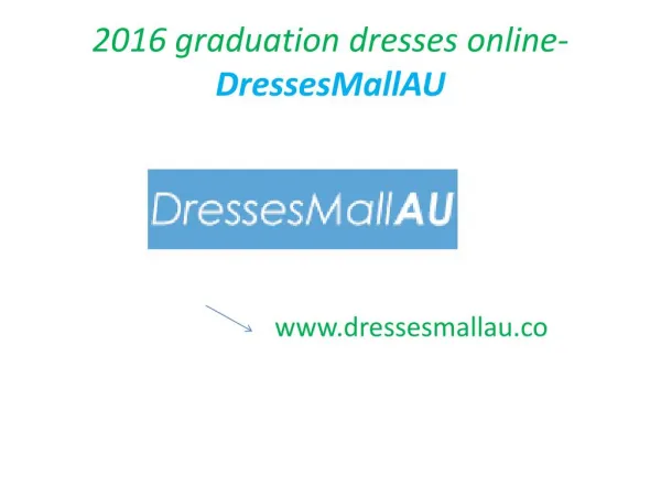DressesMallAU Grad dresses 2016 online
