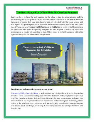 Commercial Office Space in Noida - slide 1