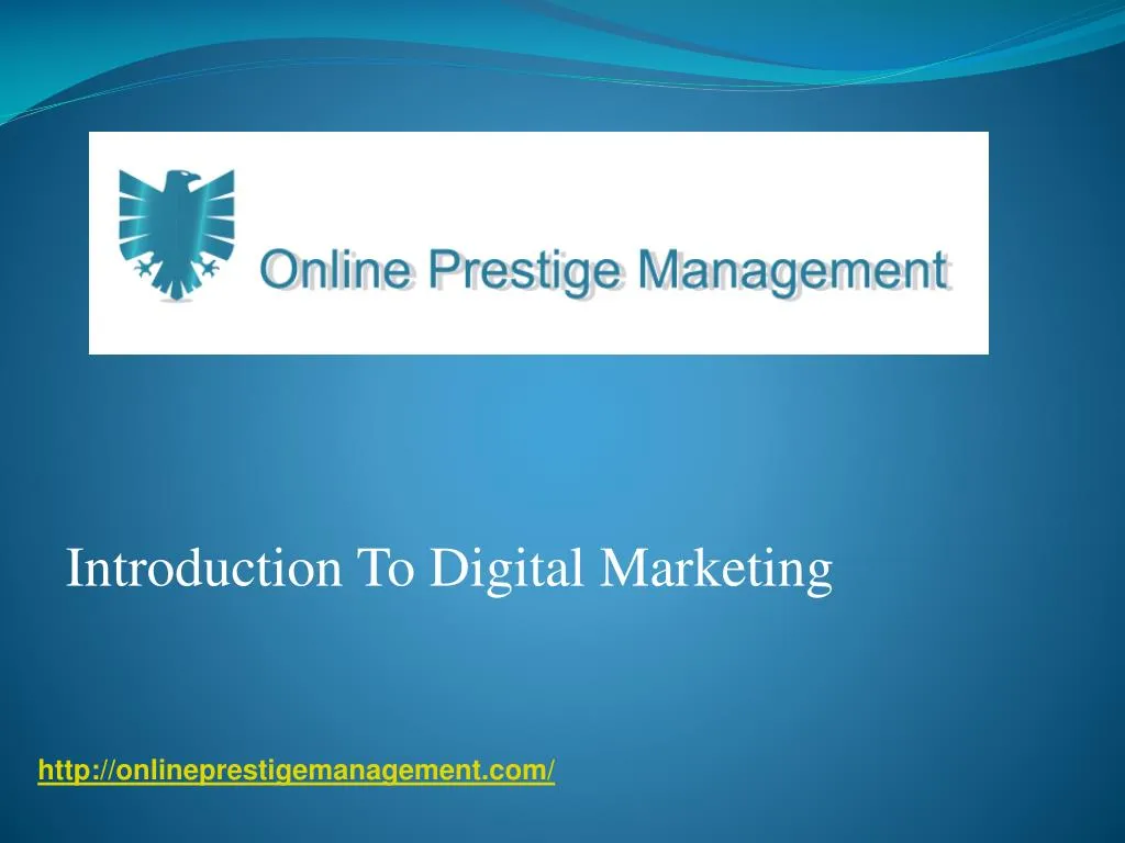 introduction to digital marketing