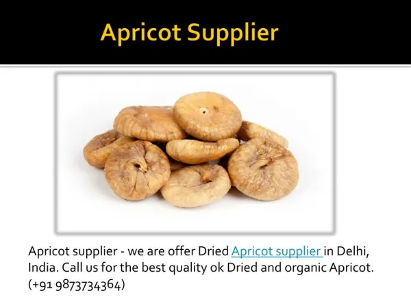 Apricot supplier in delhi