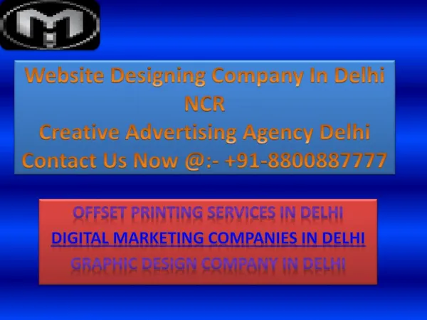Creative Advertising Agency Delhi