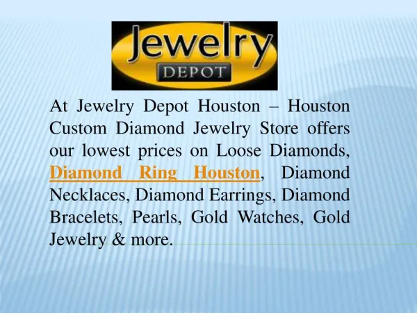 Diamond Ring Houston - Princess Cut Diamond