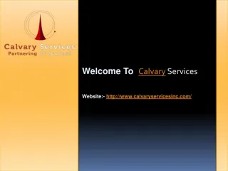 Calvary Services - slide 1