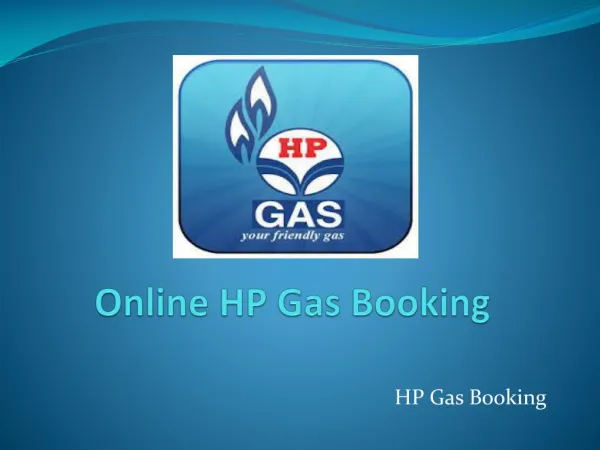 Online HP Gas Booking