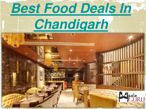 Best Restaurant Buffet Discount Deals in Chandigarh-MealsGuru