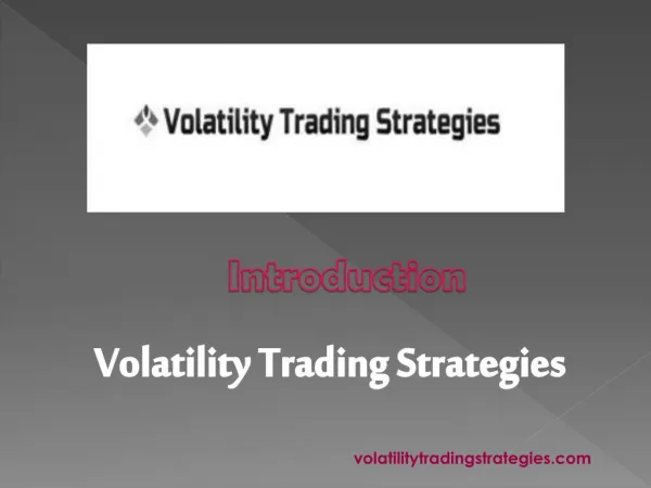 Professional Traders - Volatilitytradingstrategies.com