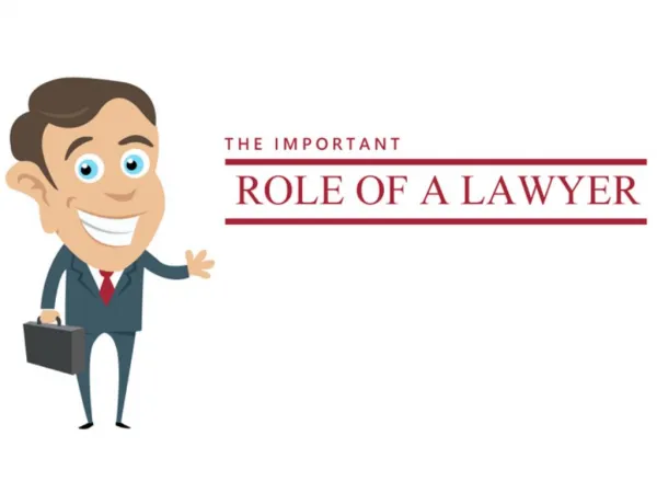 The Important Role of a Lawyer
