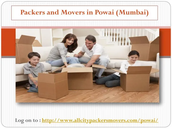 http://www.allcitypackersmovers.com/powai/ All City Packers and Movers in Powai is an established packers company in Ind