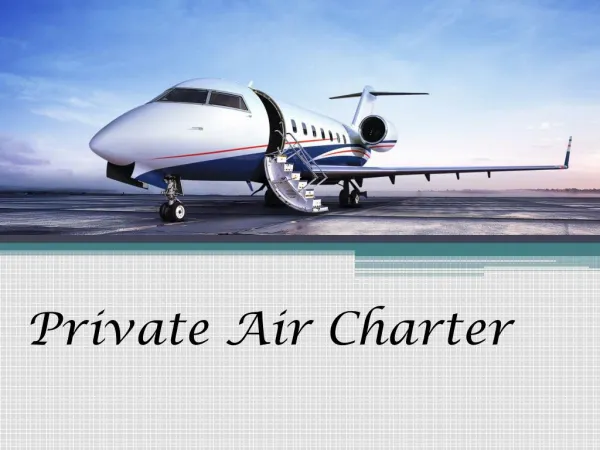 Find Private Air Charter Companies