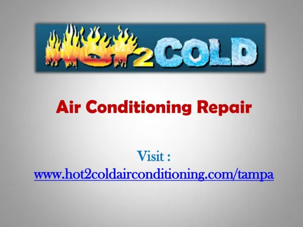 Service air conditioners Tampa-Hot2cold