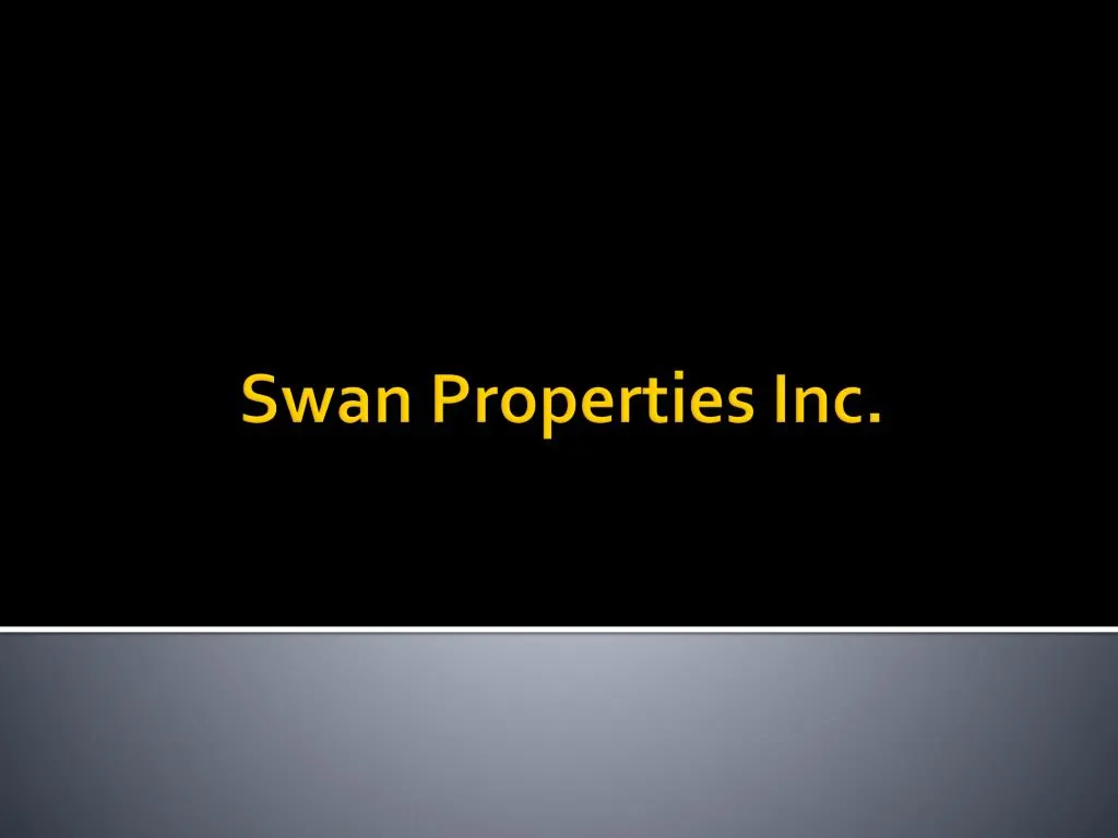 swan properties inc