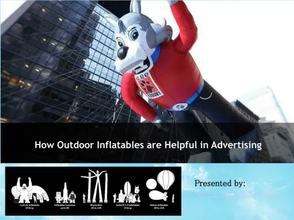 How Outdoor Inflatables are Helpful for advertising