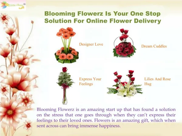 Online Flower Delivery - Send Flowes, Gifts & Cakes Online