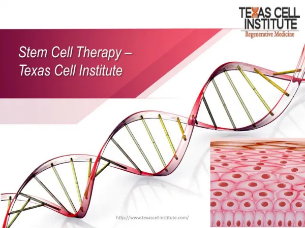 Stem Cell Therapy – Texas Cell Institute