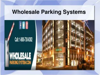 Parking supplies by Wholesale Parking System - slide 1