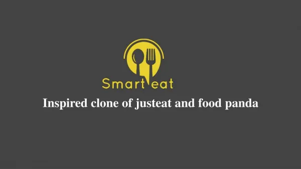 Smart eat Script - just eat clone Script