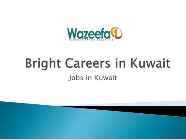 Build Perfect Careers in Kuwait