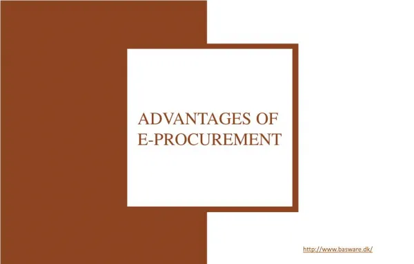 The Benefits of E-Procurements for Businesses