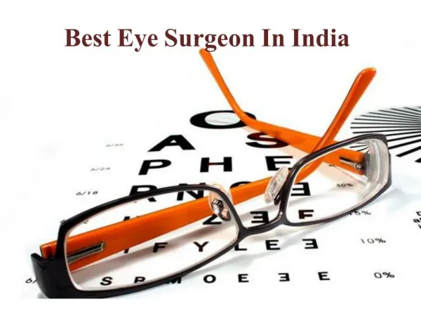 Eye Surgeon In India