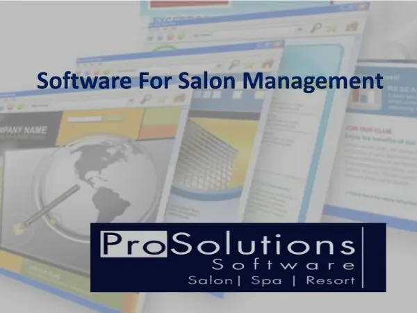 Software For Salon Management