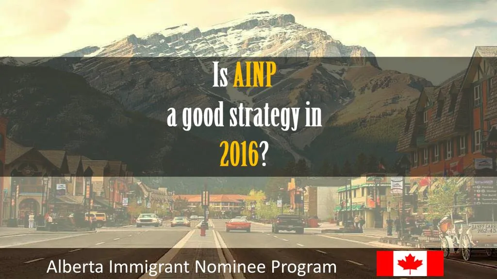 is ainp a good strategy in 2016