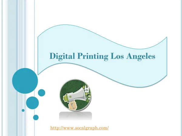 Digital Printing Los Angeles
