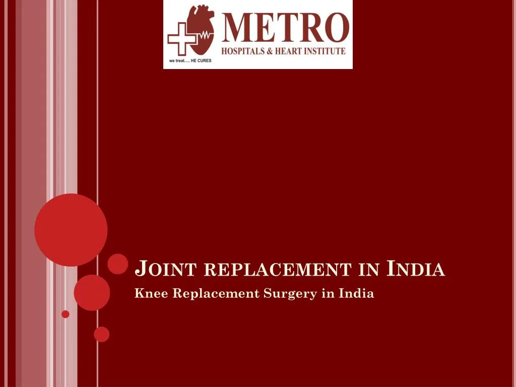 joint replacement in india