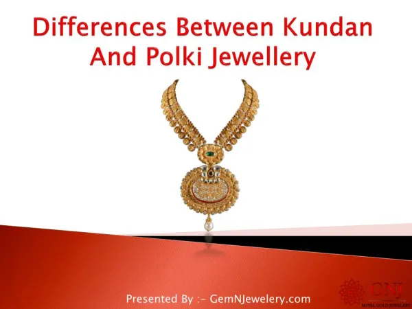 Differences Between Kundan And Polki Jewellery
