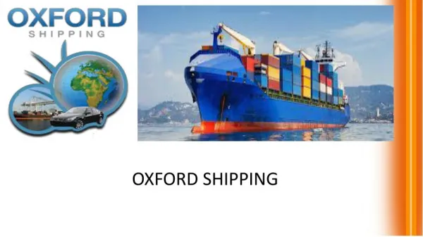 Oxford Shipping